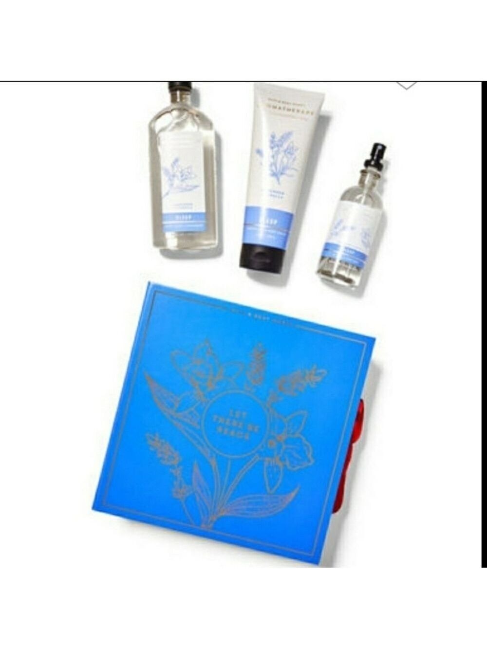 LAVENDER VANILLA AROMATHERAPY BATH & BODY SET GIFT BOX